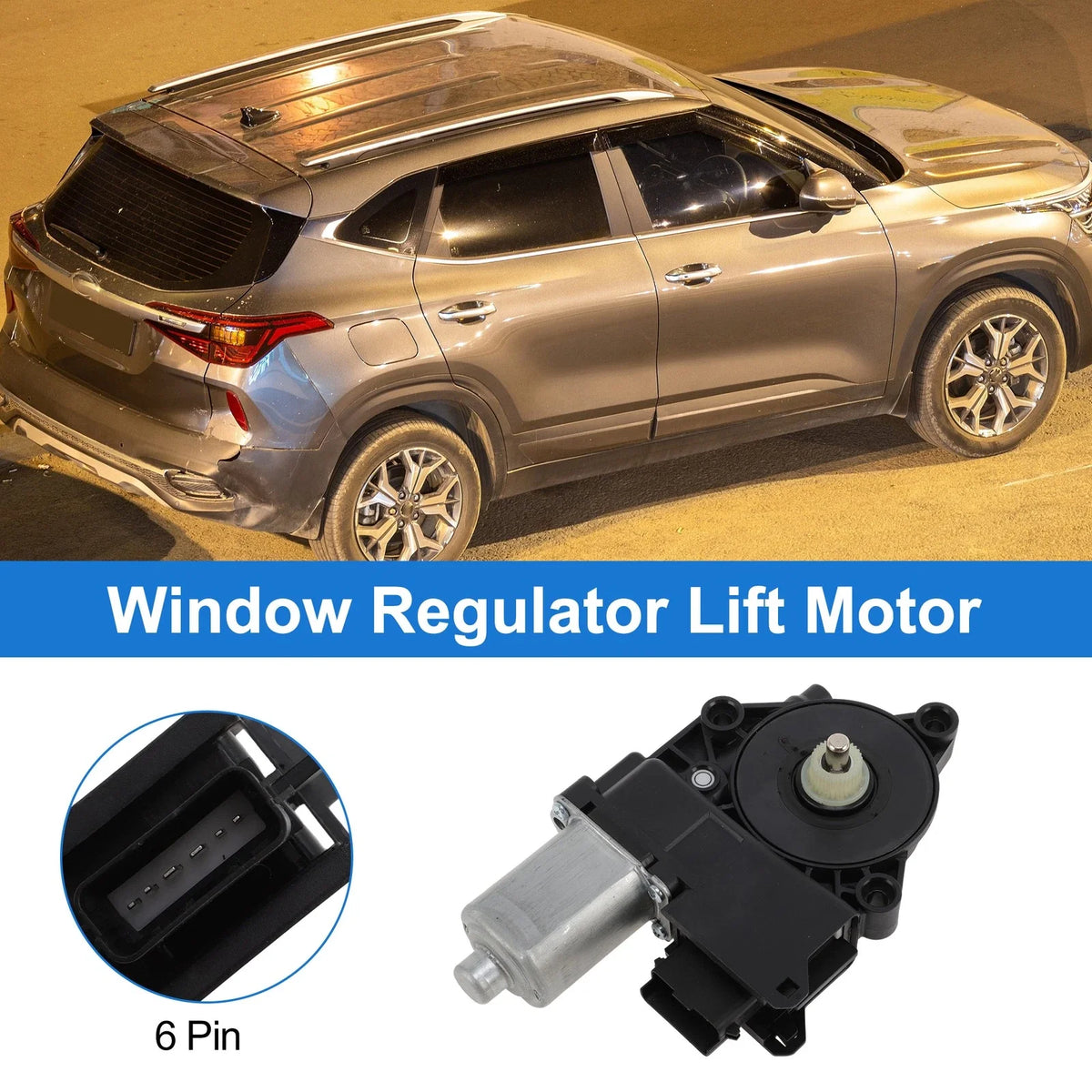 Power Window Regulator Lift Motor No.82450Q7010 for Kia KX3 (2019–2023)