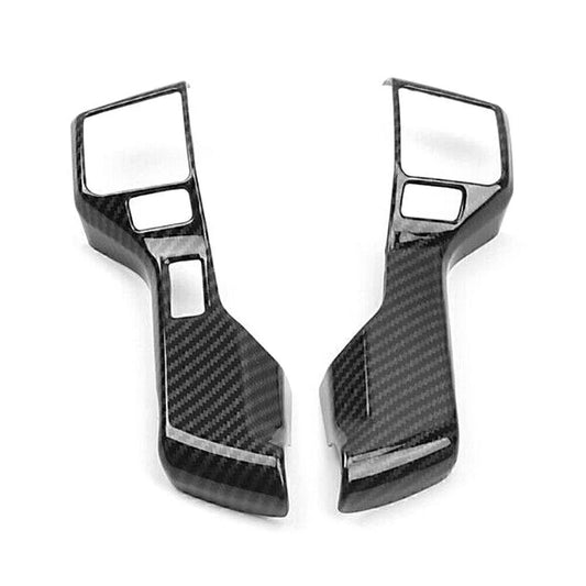 Carbon Fiber ABS Interior Steering Wheel Cover Trim for Toyota Tundra (2014–2020)