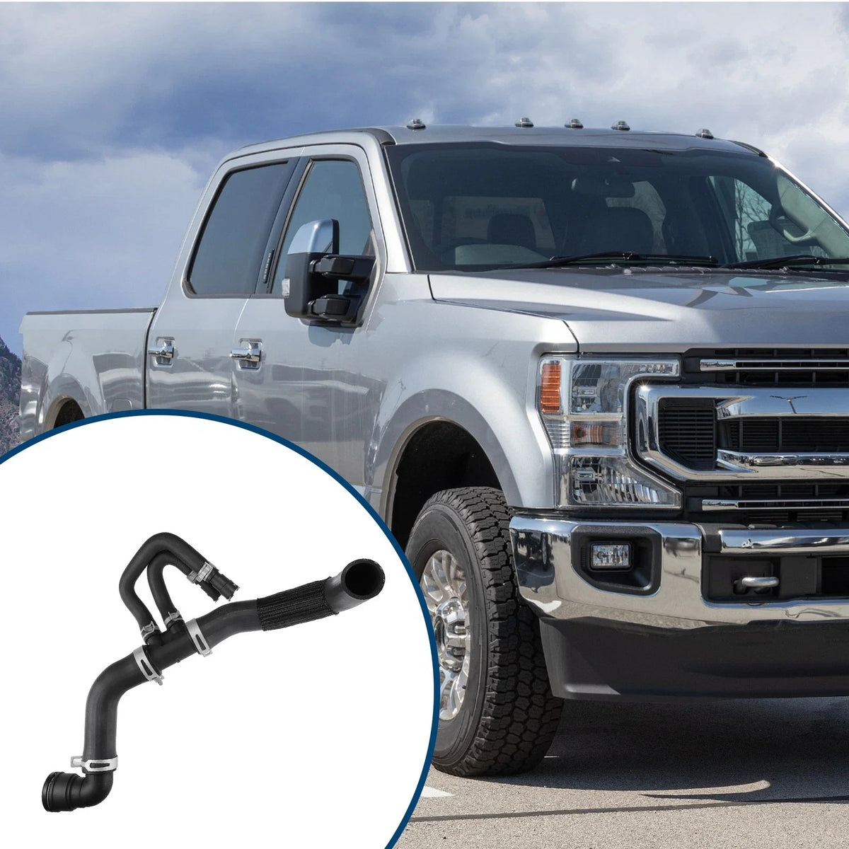 Radiator Coolant Hose for Ford F-150 6.2L V8 (2011–2014) Rubber Black