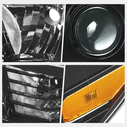 Projector LED Headlights for Toyota Tacoma (2016-2023) Black Housing