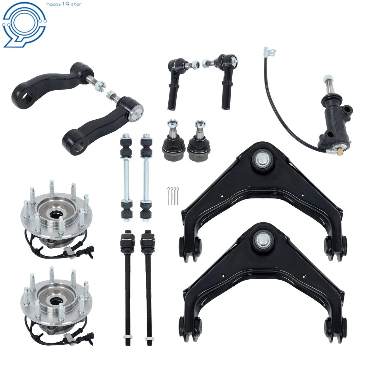 15X Front Wheel Bearing Hub Control Arm for Chevrolet Silverado 2500 (2001–2004)