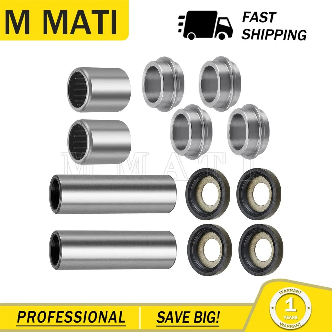 Bearing Collar Bushing Kit for Honda ATC250R (1985-1986), TRX250R (1986-1987)