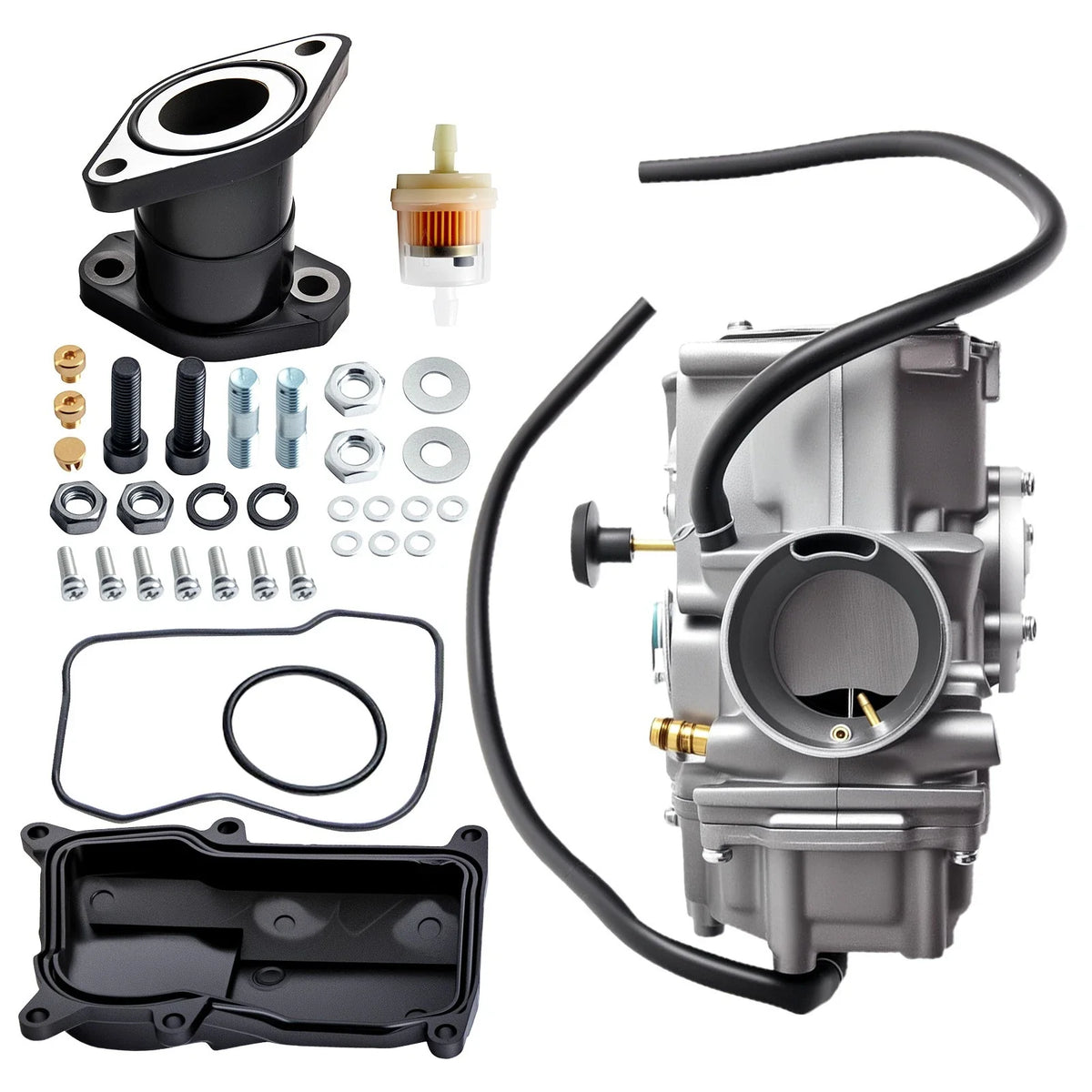 Carburetor & Intake Manifold Boot for Yamaha Big Bear 350 YFM350 (1987–1998)