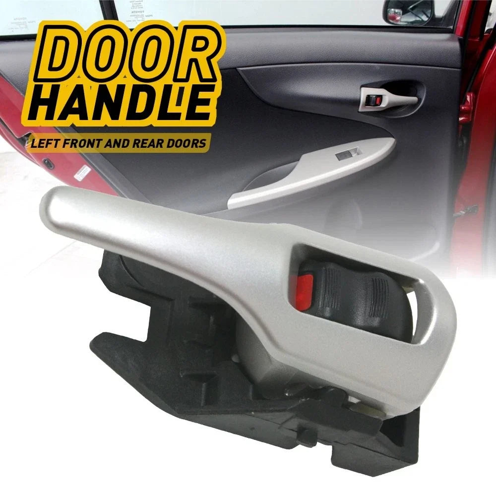 Left Inner Door Handle Black/Silver K for Toyota Corolla 2009-2013