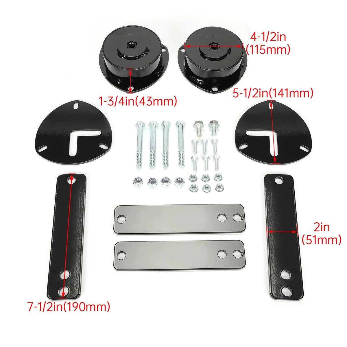 2" Lift Kit for Honda Acty HA4 (1990–1998) - Power Coated Steel