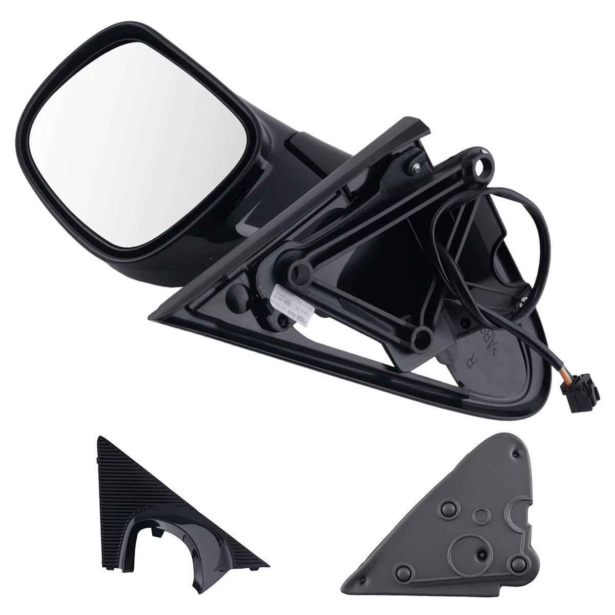 2004-2007 Dodge Caravan SXT Right Rear View Mirror Black Manual Fold