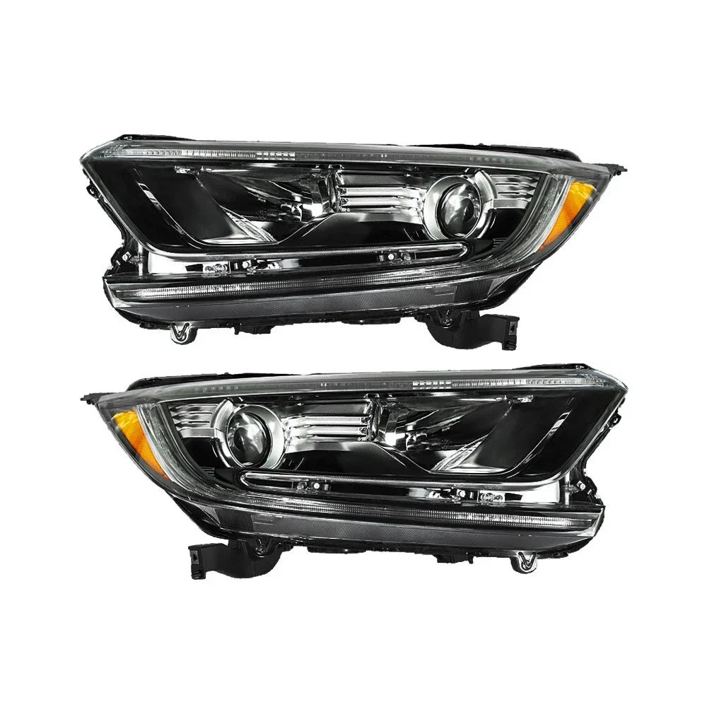 Headlight Assembly Halogen Black for Honda CR-V (2017–2022) Left & Right
