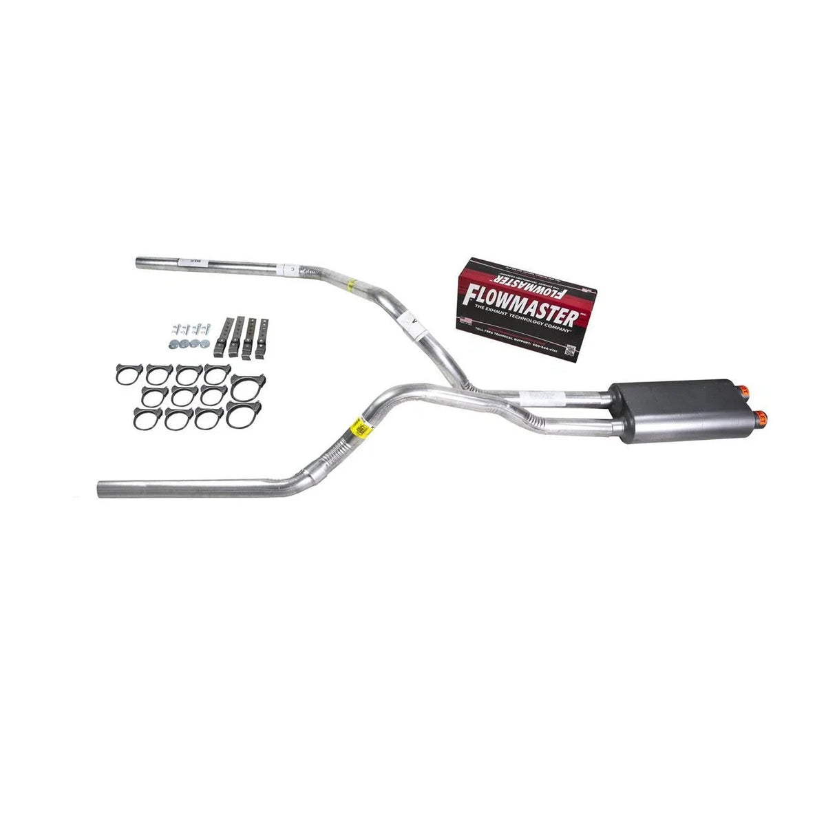 Dual Exhaust Pipe for Silverado 1996–1999 2.5"