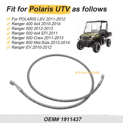 Brake Hose Line Front Right for Polaris Ranger 400/500/800/EV/Crew 2006-2018