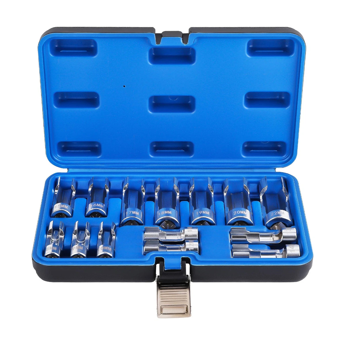 14PCS Strut Nut Socket Set 8-22mm for Diesel Injector Fuel Line Wrench