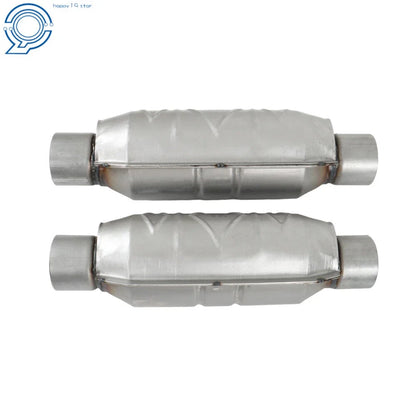 2.5" Inlet/Outlet Catalytic Converter for Universal Fit (w/Heat Shield)