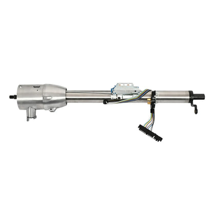 Tilt Steering Column 30" Stainless Steel with Key & 9 Bolt Adapter
