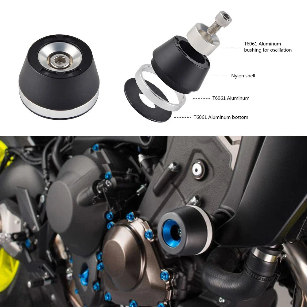 Frame Slider Crash Protection Block for Kawasaki Z1000 (2007–2009), Z750 (2007–2012)