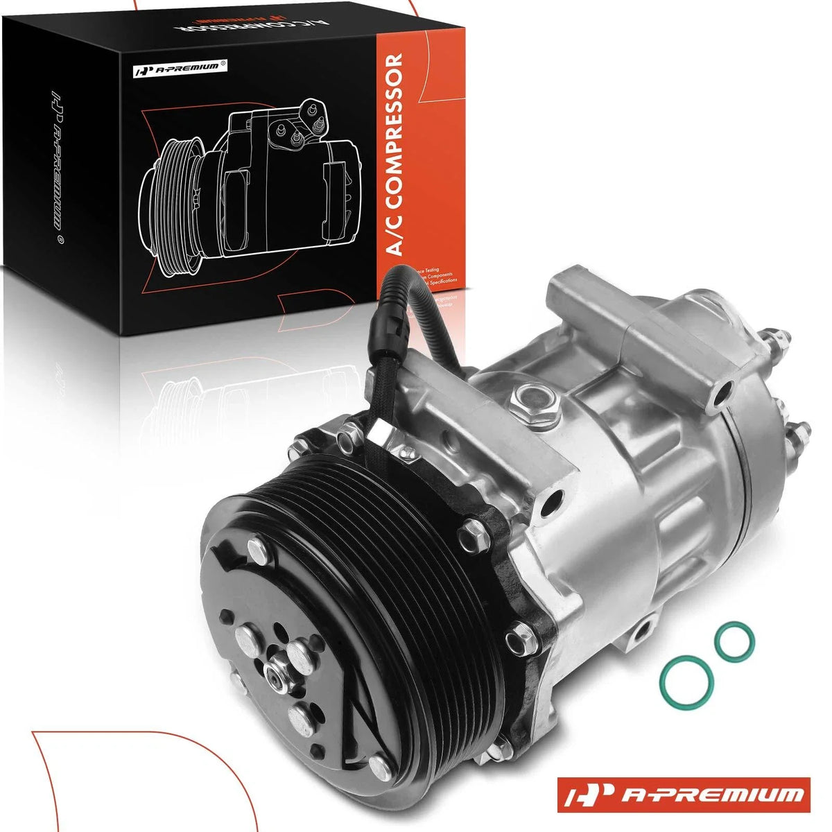 A/C Compressor with Clutch for Ford F-650 F-750 (2004–2008)