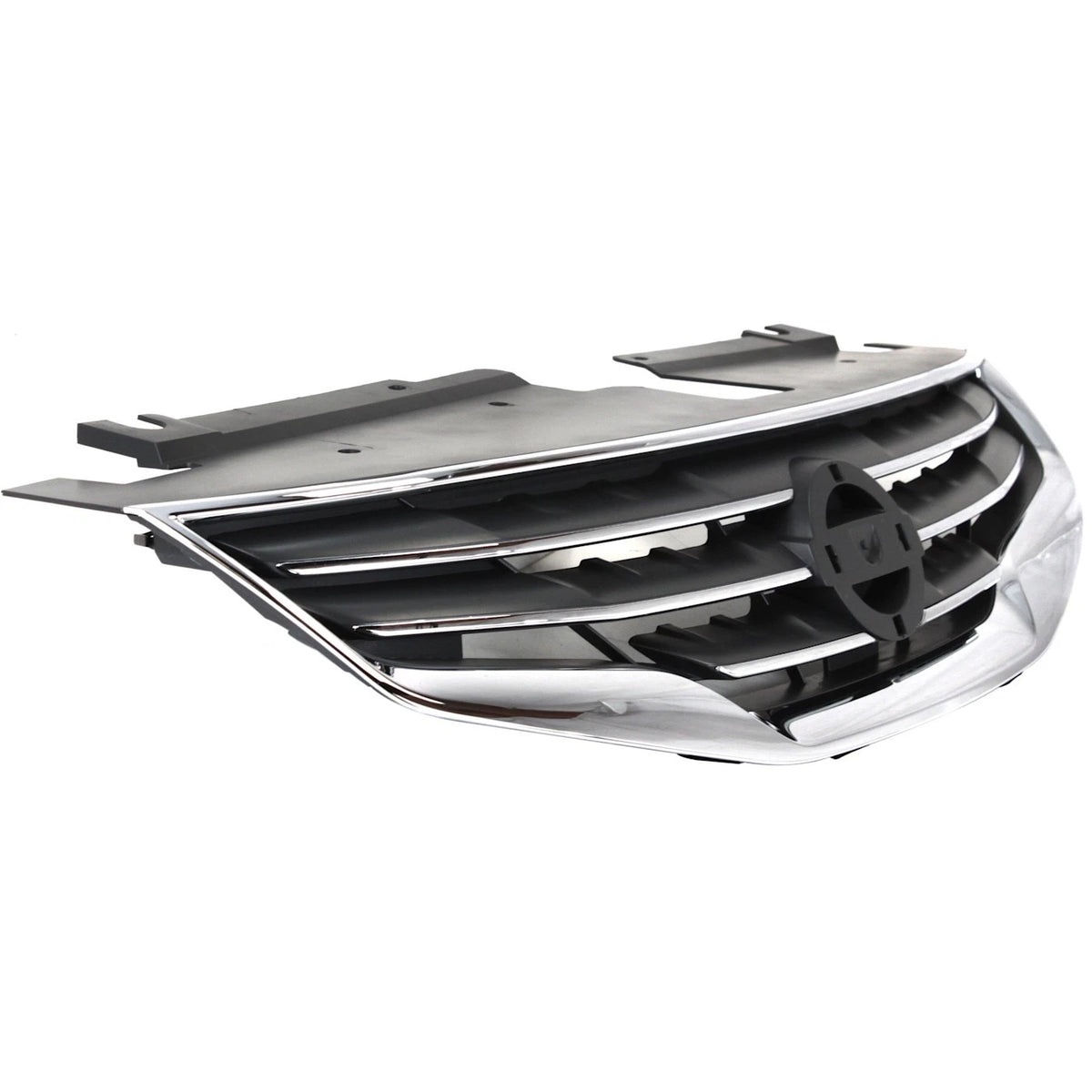Grille Assembly for Nissan Altima Sedan (2010–2012) Chrome Shell Black Insert