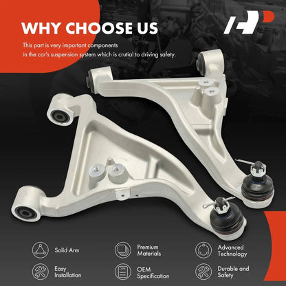 2X Rear Upper Control Arm with Ball Joint for Murano 2003-2007