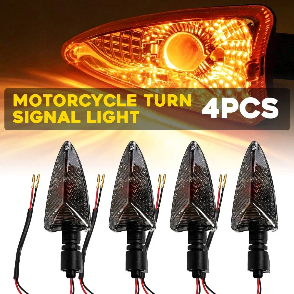 Set of 4 Turn Signal Lamps for Triumph Street Triple 675R 765R/S 08-17 Smoke