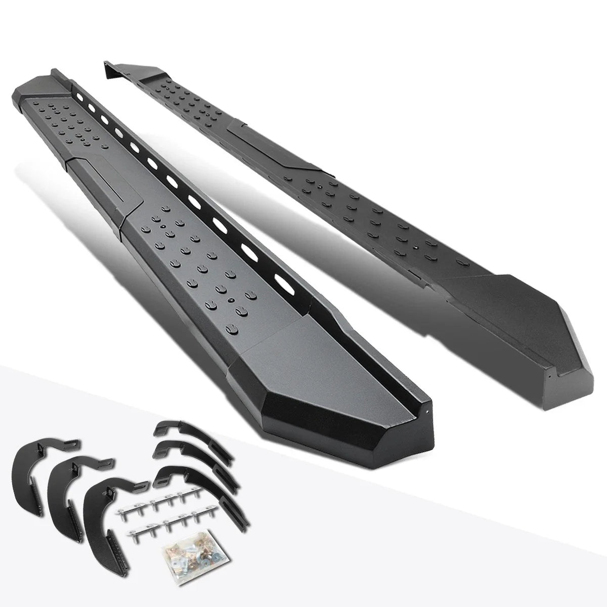 Set of 2 Side Step Nerf Bars for Silverado/Sierra Crew Cab (2007–2020)