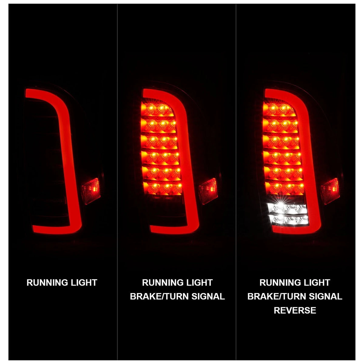 Set of 2 Tail Lights for Anzo 311427 (Driver & Passenger Side)