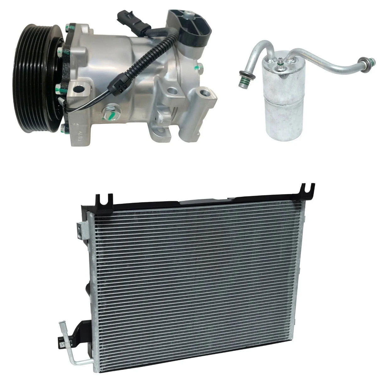 A/C Compressor Kit With Condenser for Dodge Ram 3500 (2000–2001)