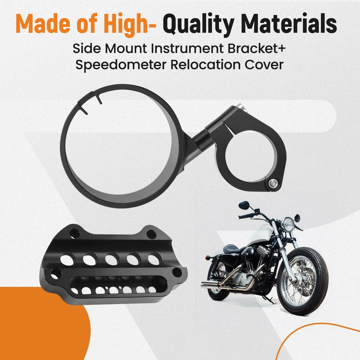 Relocation Cover for Side Mount Speedometer - Harley Sportster 2004-2023