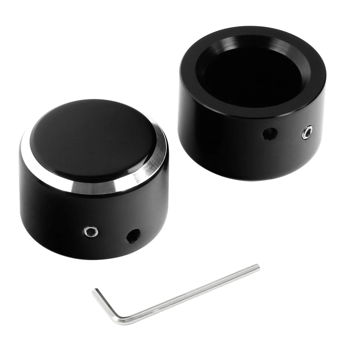 Front Axle Nut Covers Bolt Kit for Harley Touring Road Glide Sportster