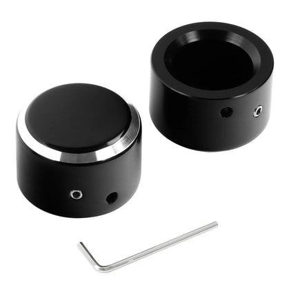 Front Axle Nut Covers Bolt Kit for Harley Touring Road Glide Sportster