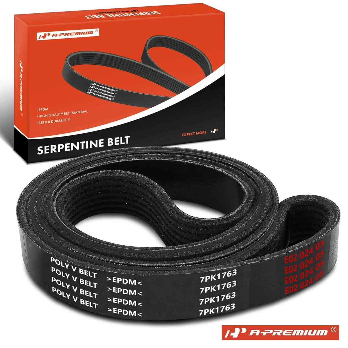Serpentine Belt for Honda Element (2003–2011) L4 2.4L with A.C.