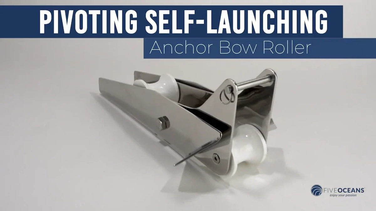 Hinged Double Bow Roller with Delrin Rollers for FO3696 (13-1/4 Inch)
