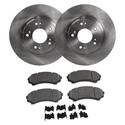 Front Brake Pads and Disc Rotors Kit for Mitsubishi Endeavor 2004-2011