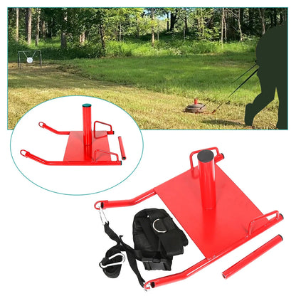 Fitness Training Heavy Duty Push Pull Sled w/Harness Included