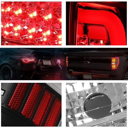 Tail Light 3D LED Tube Bar - Chrome Fit for Tundra 2014–2021