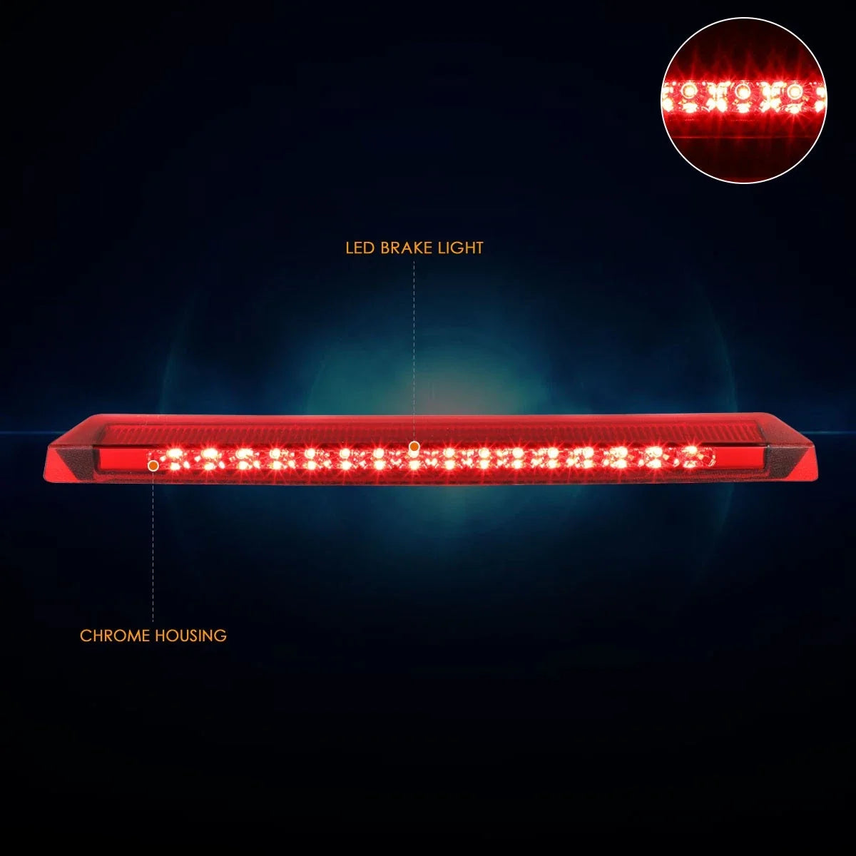 LED Third Brake Light Assembly for Ford Mustang (1999–2004)