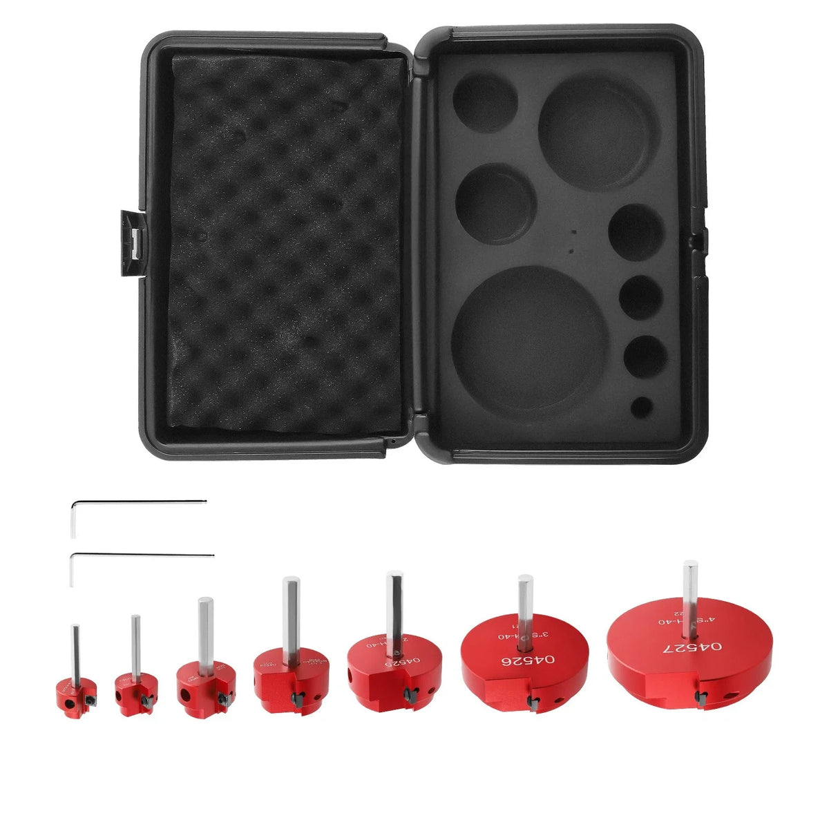 7 Piece PVC Pipe Reamer Set for Plumbing (1/2" Drills)