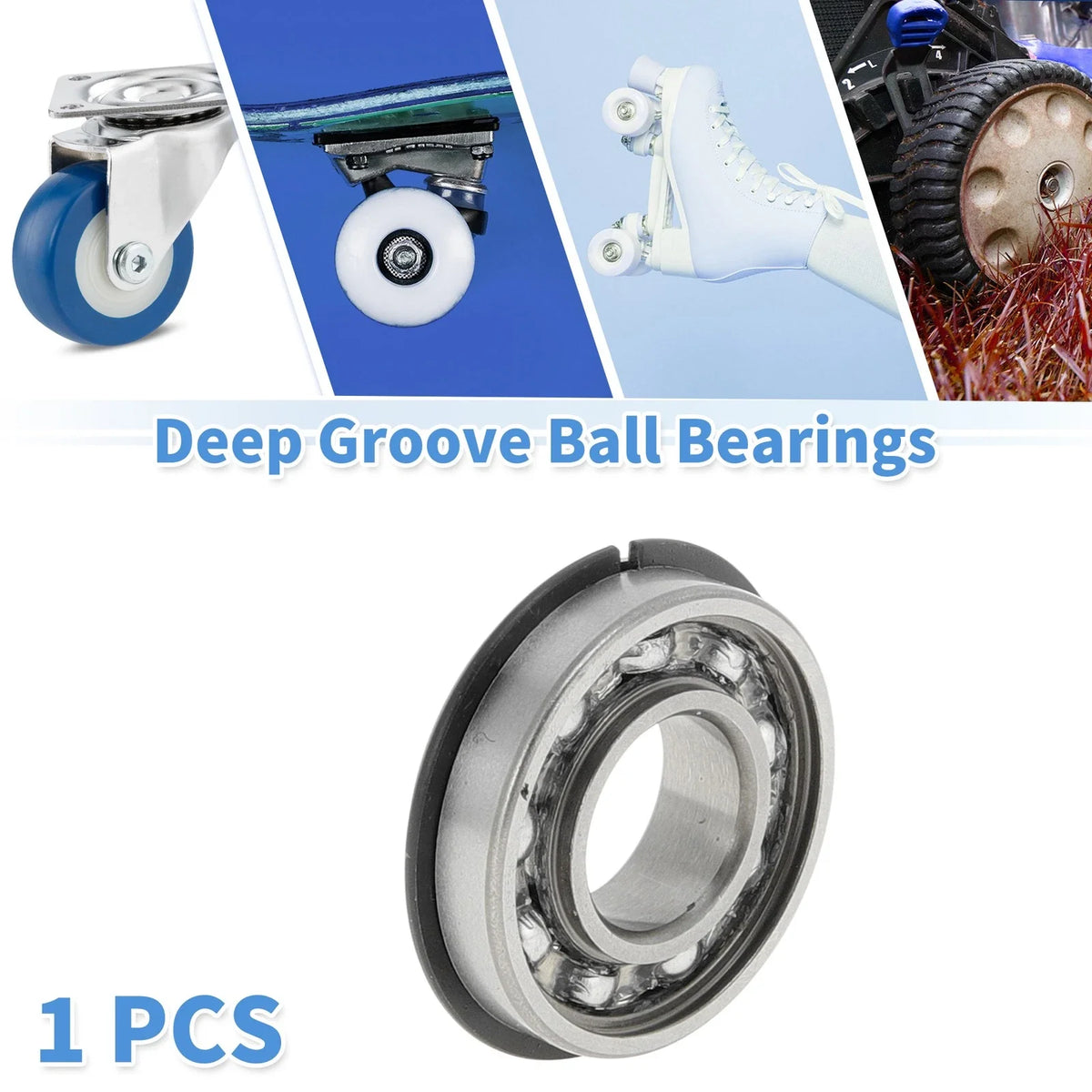 6900NR Deep Groove Ball Bearing for Scooter Skateboard Wheel (10x22x6mm)
