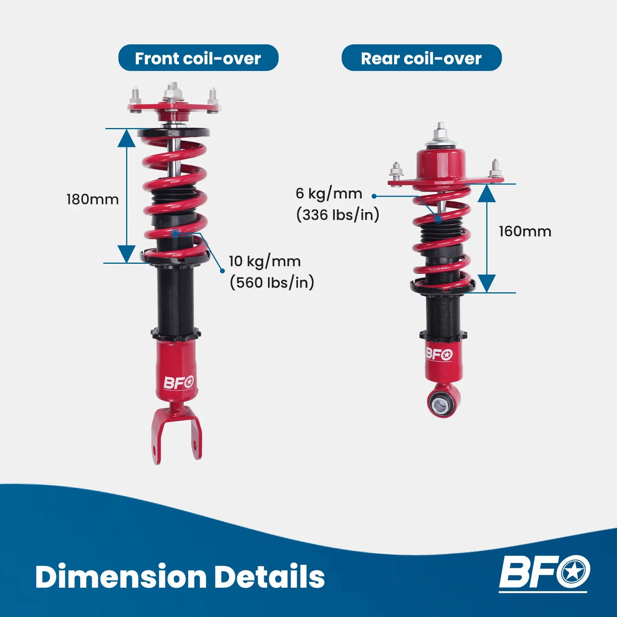 Lowering Coilover Suspension Kit for Mazda RX8 (2004-2011)
