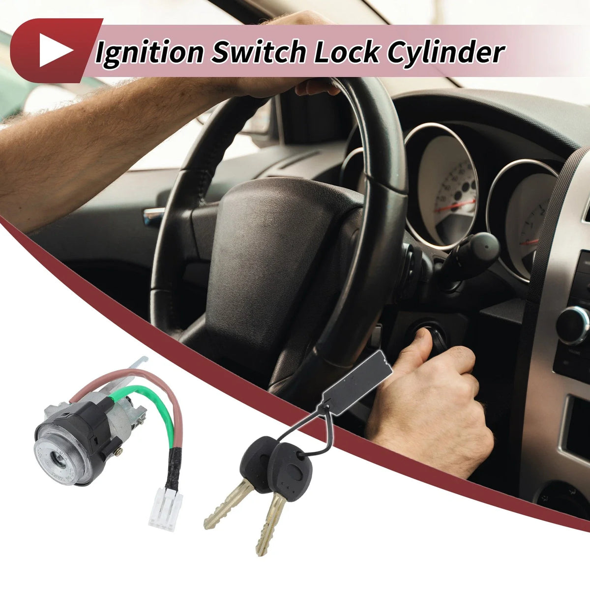 Ignition Lock Cylinder for Kia Sedona (2007–2014) No. 819004DC00/819004JA00