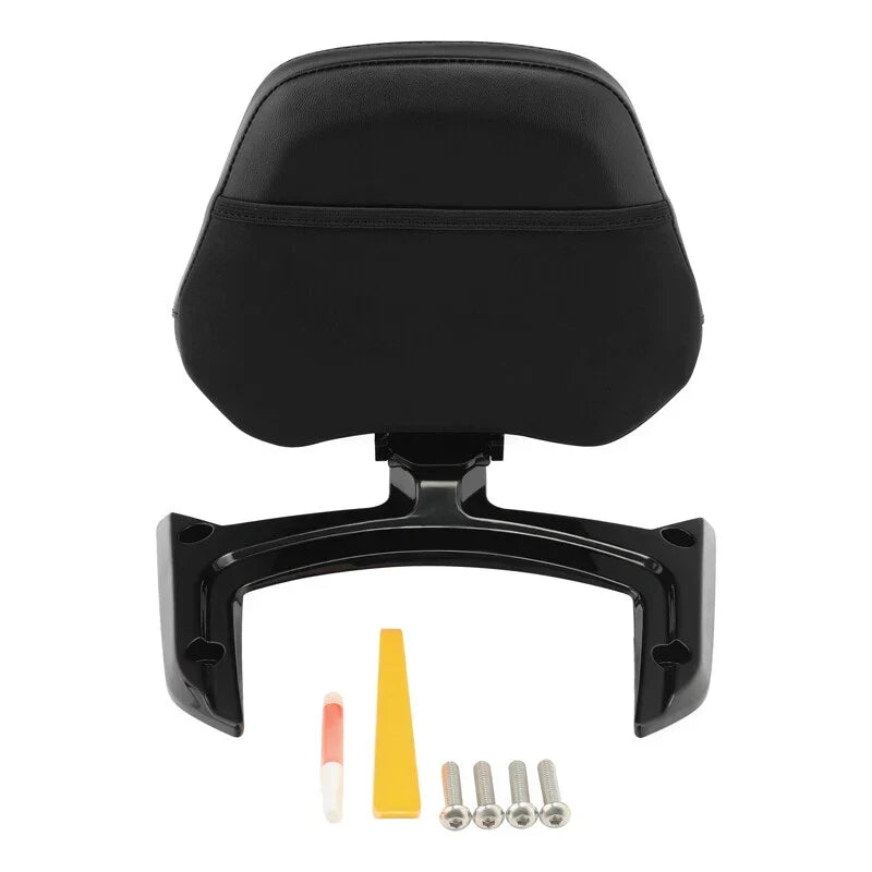 Black Rear Passenger Backrest Pad for GL1800 Honda Goldwing (2018-2025)
