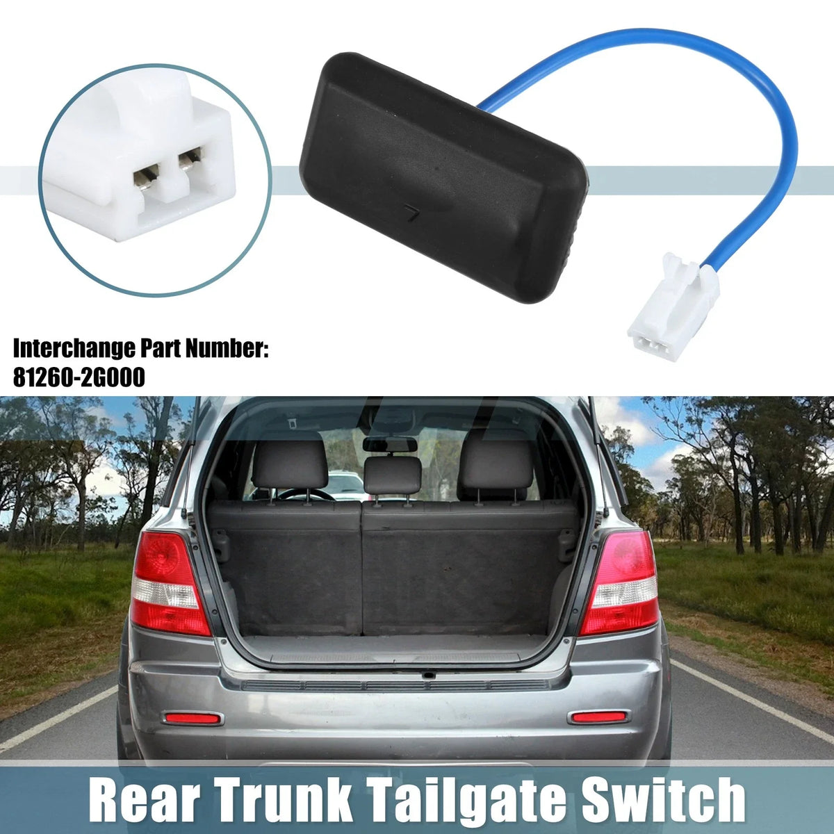 Rear Trunk Tailgate Switch for Kia Forte EX LX (2014–2020) 81260-2G000