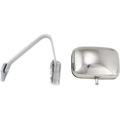 Folding Chrome Manual Mirror for Ford F-250 F-150 (1980–1997)