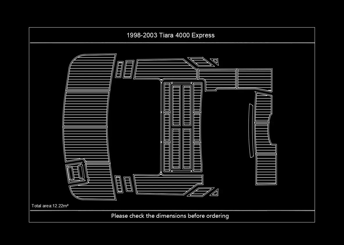 EVA Foam Pad Flooring for Tiara 4000 Express (2003)
