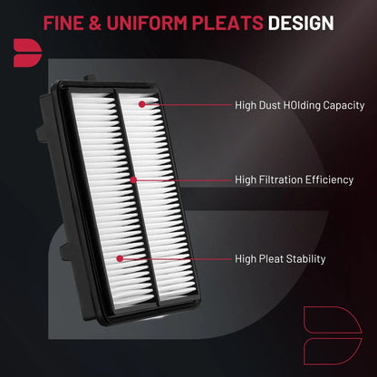 Engine Air Filter Rigid Panel L4 2.0L for Acura RDX 2019–2023 17220-5MS-H00
