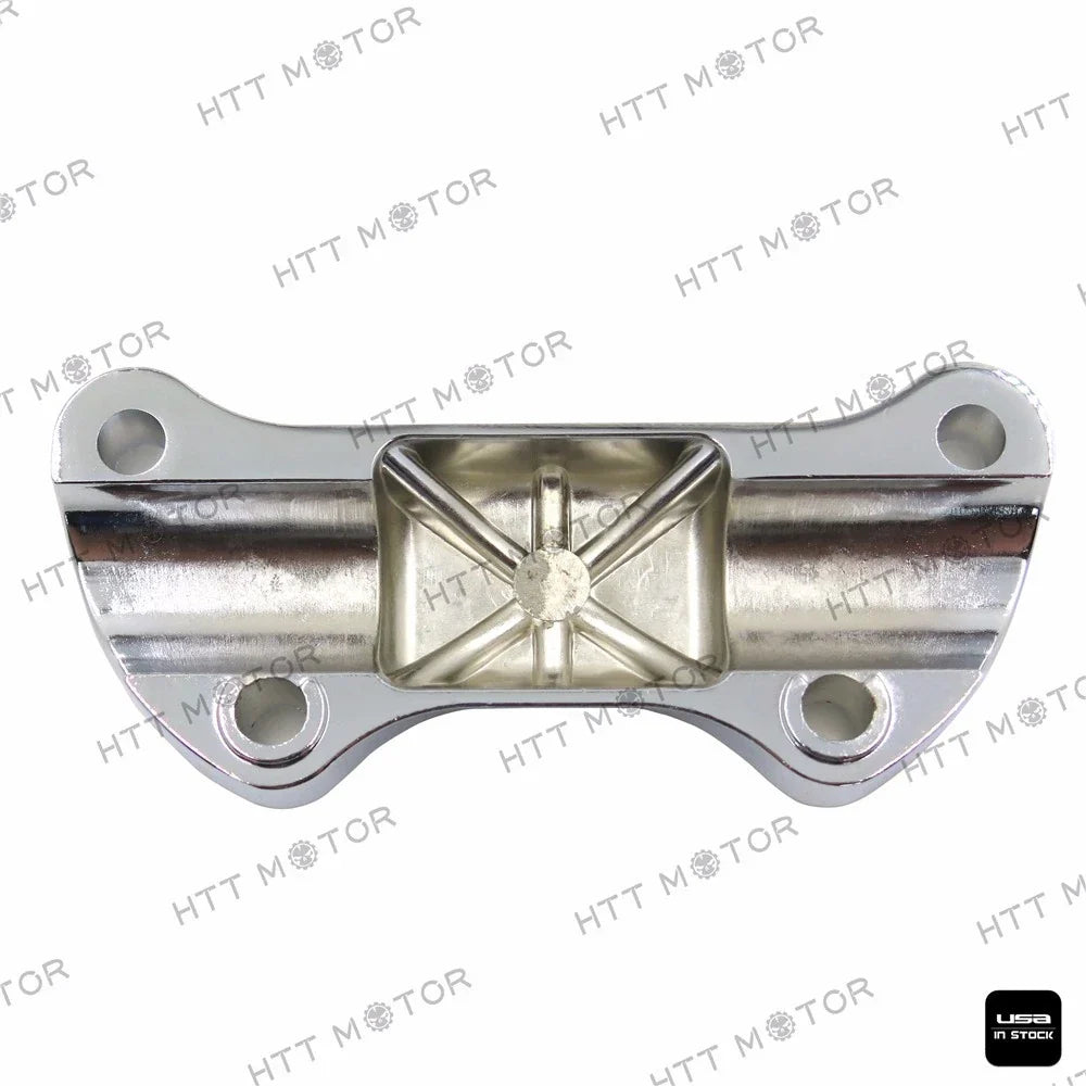 Handlebar Riser Clamp Smooth Chrome for Harley FX FXR Dyna Softail 1974-2006