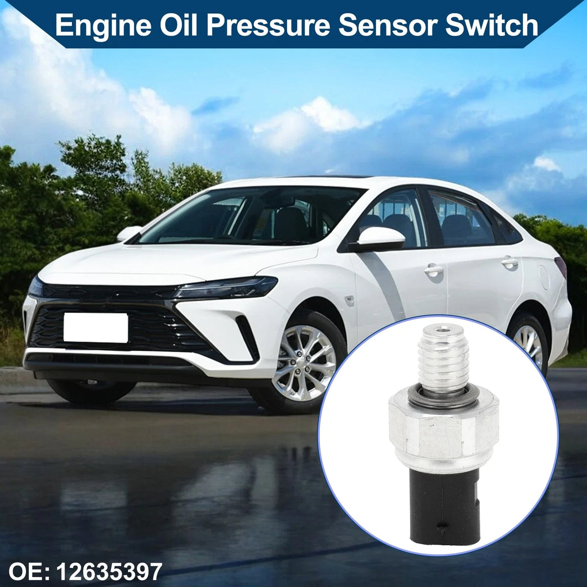 Engine Oil Pressure Sensor Switch No. 12635397 for Buick Allure (2009)