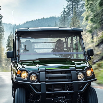 Scratch Resistant Windshield for Mule Pro FXT DXT DX 2015-2023 Flip Down