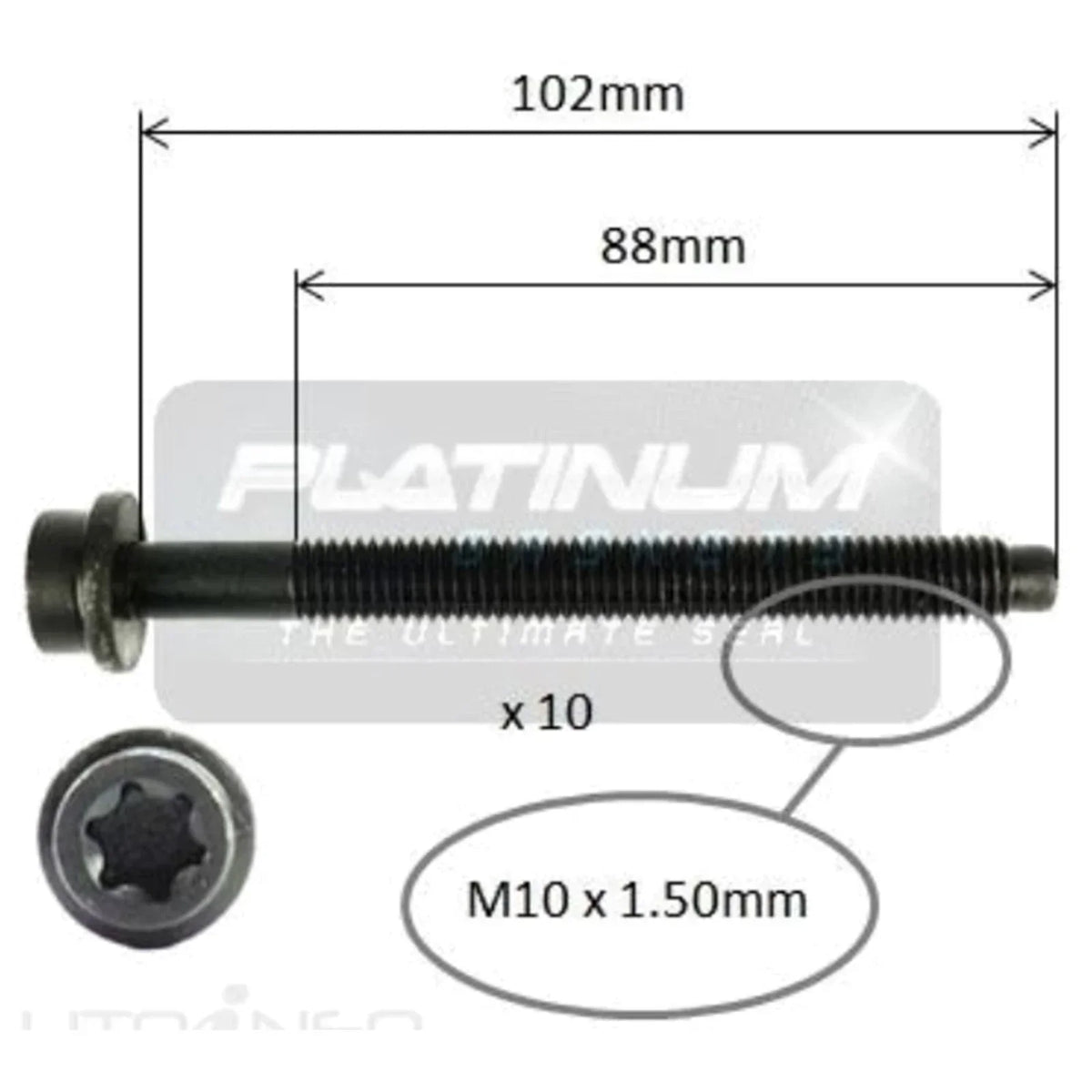 Engine Cylinder Head Bolt Set for Focus (2002-2005) Ford
