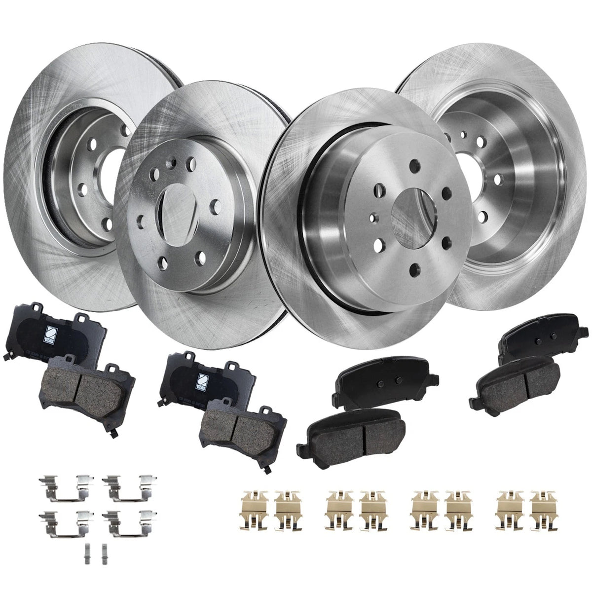 Brake Disc Rotor and Pad Kit for Chevrolet Colorado GMC Canyon (2015–2020)