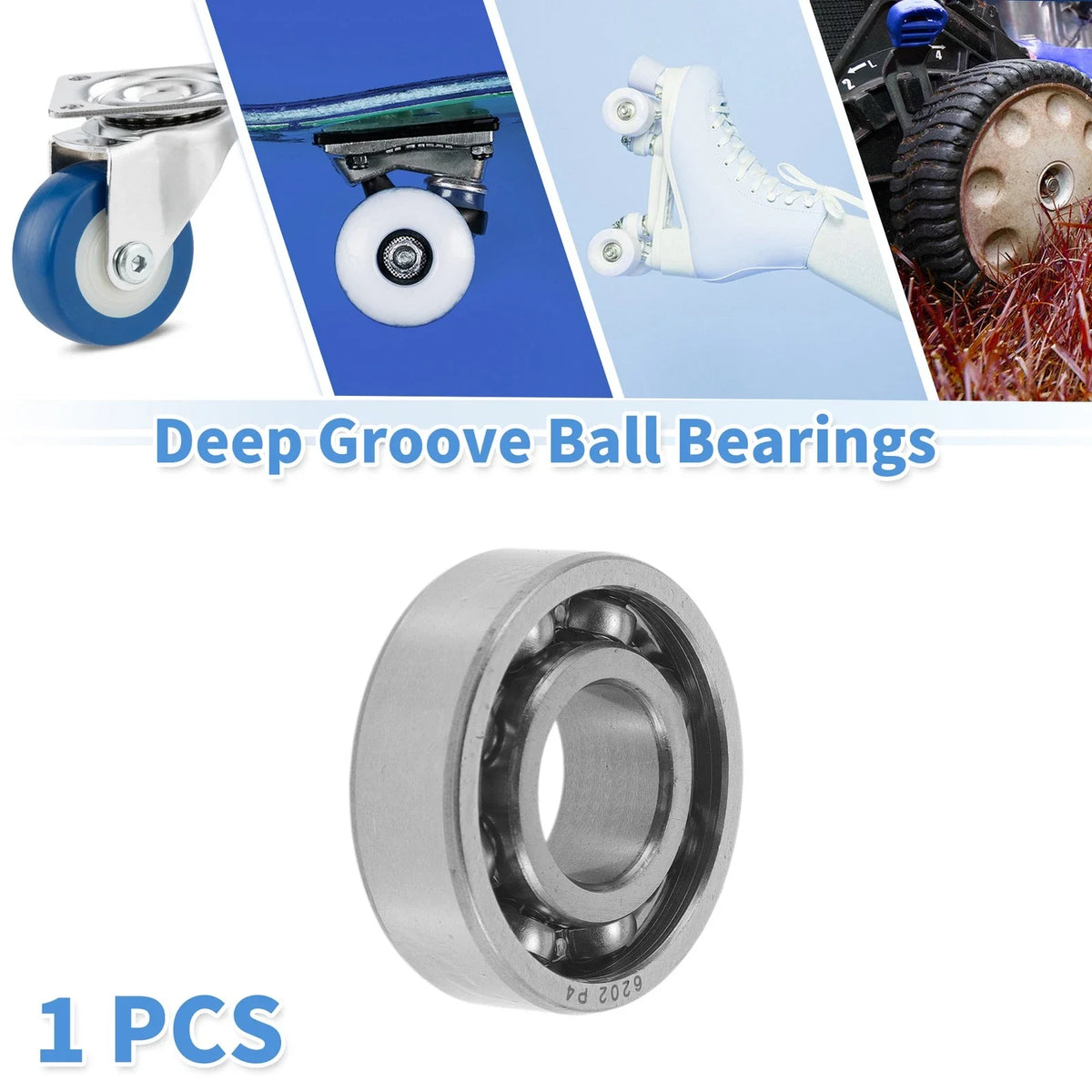 6202 Deep Groove Ball Bearings for Various Applications (15x35x11mm)