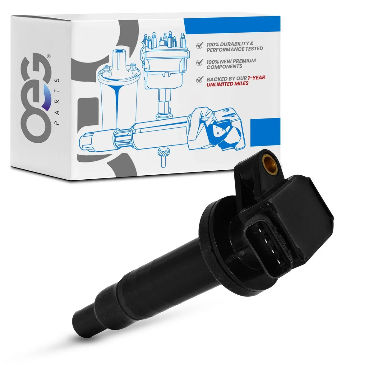 Ignition Coil for Toyota Corolla, Celica, Chevy Prizm, Vibe (2000–2008)