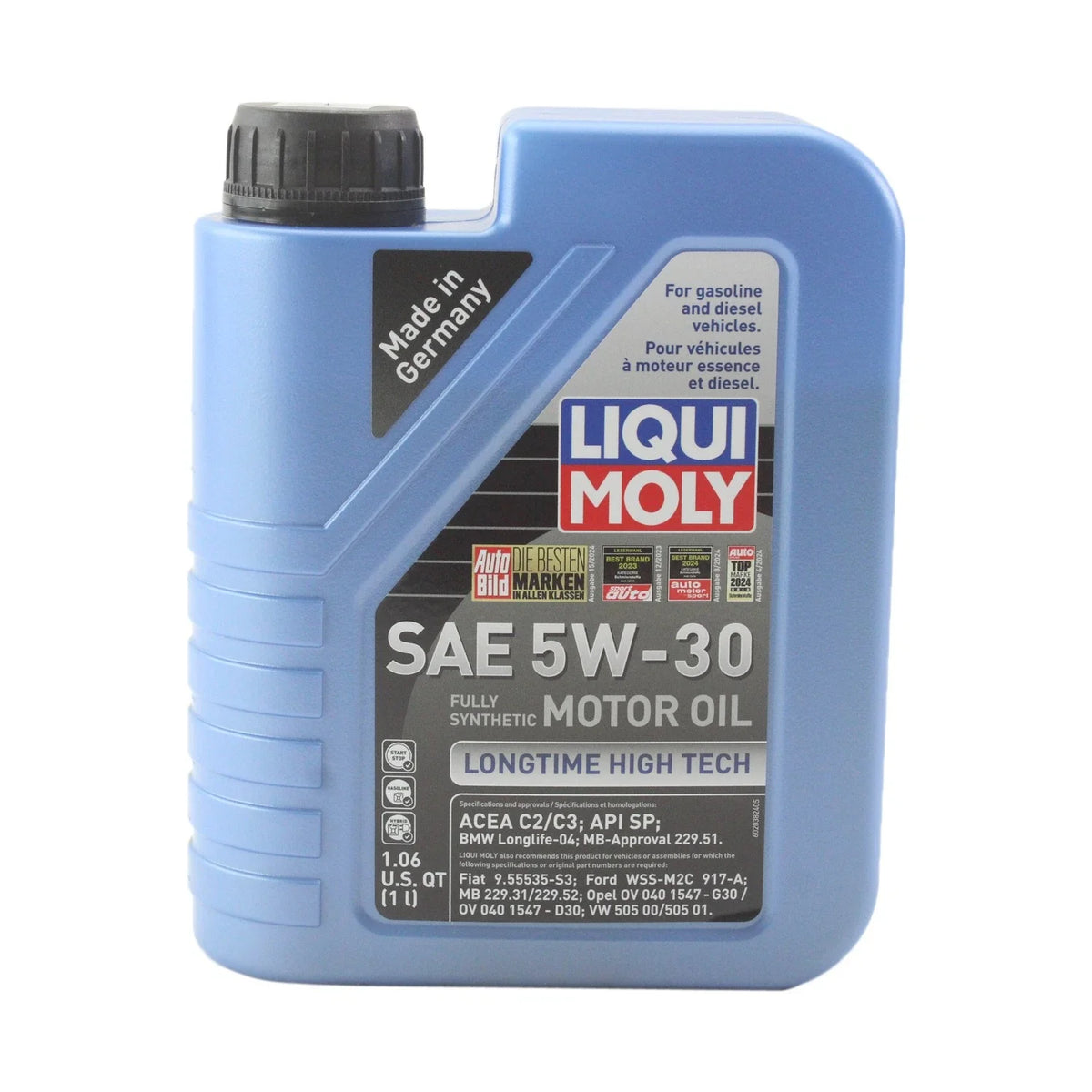6L Liqui Moly Longtime HighTech 5W30 Engine Oil Change Kit for BMW E34 525i (1988–1995)